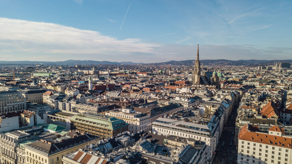 Blick ueber Wien